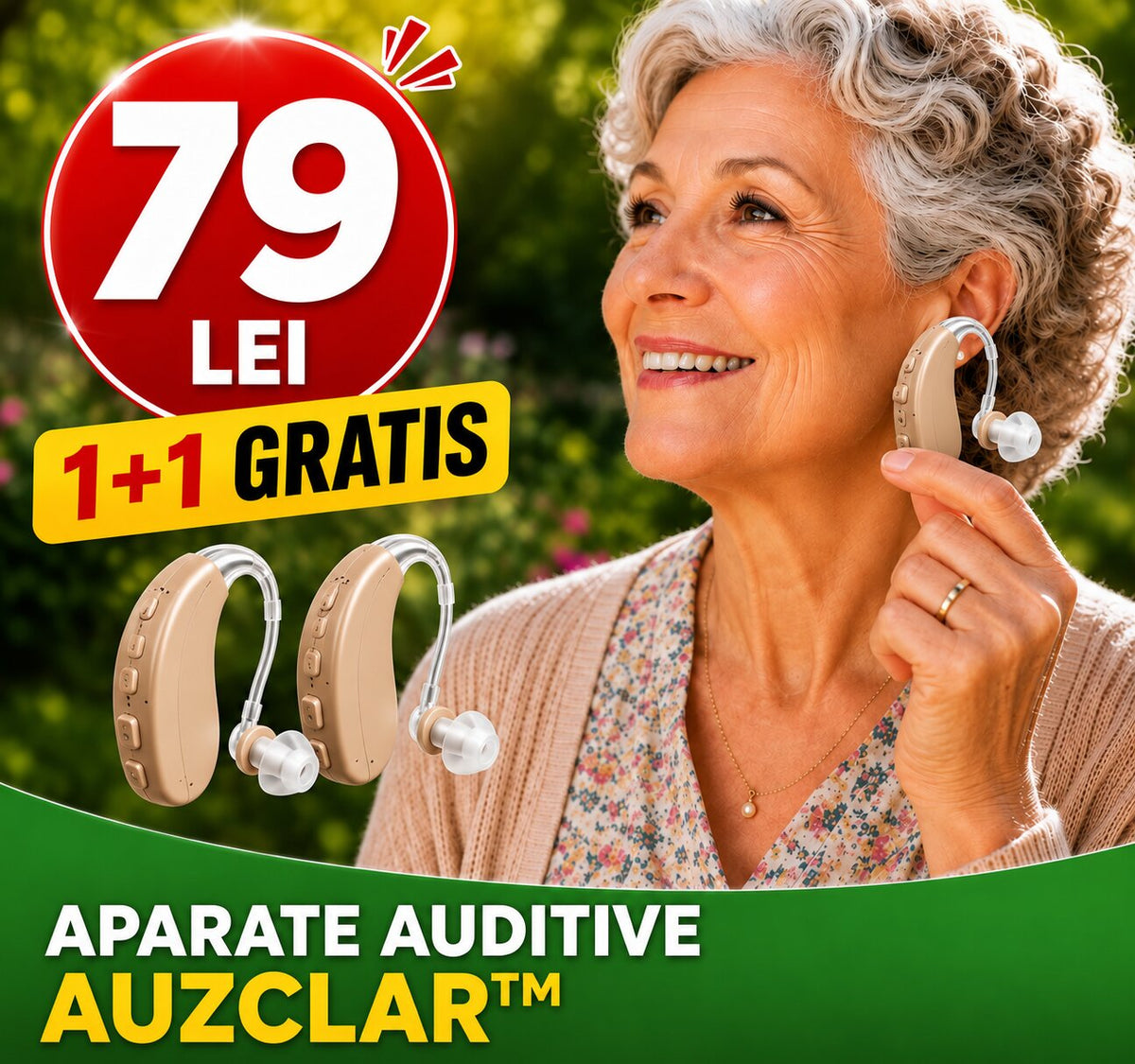 1+1 Aparat Auditiv AuzClar